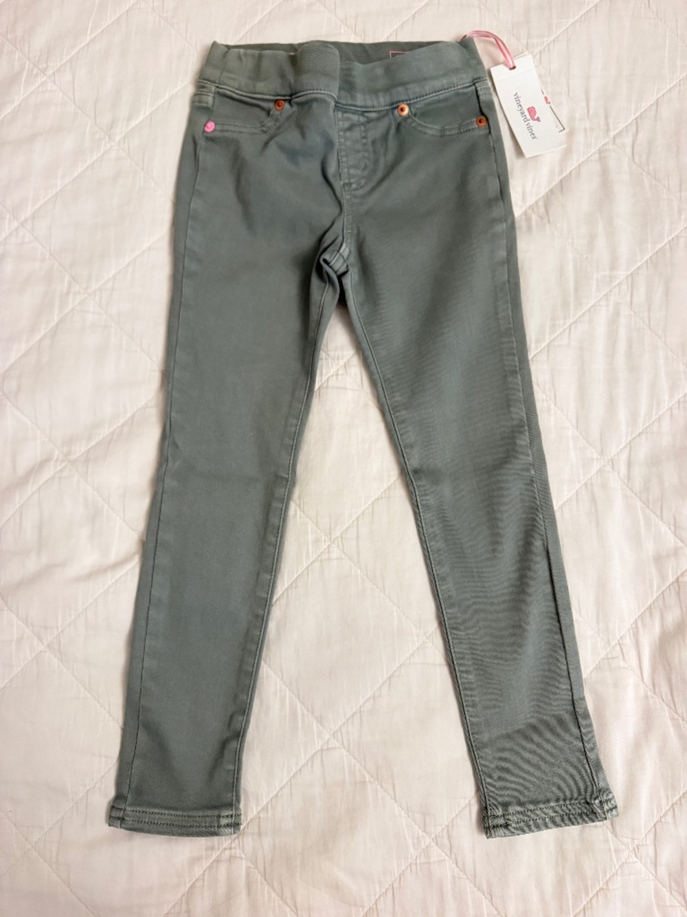 Vineyard vines green-grey jeggings